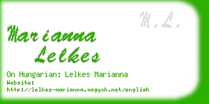 marianna lelkes business card